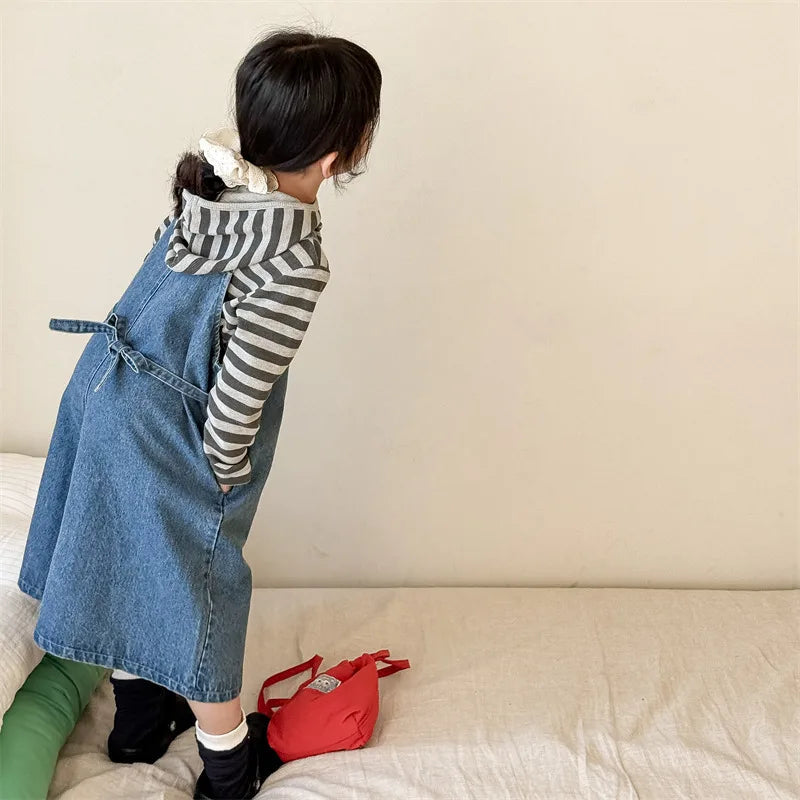 Sleeveless Denim Overalls