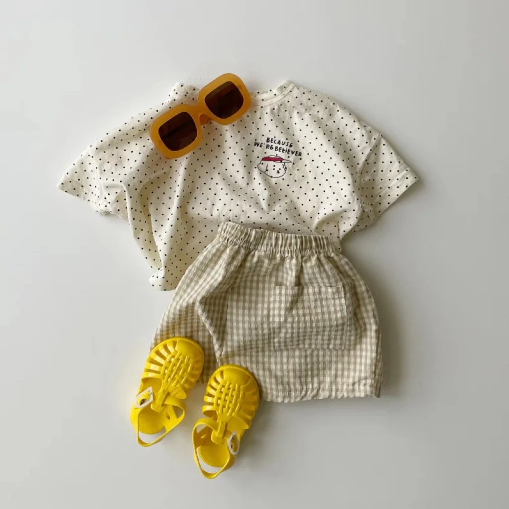 Unisex Breathable Plaid Shorts