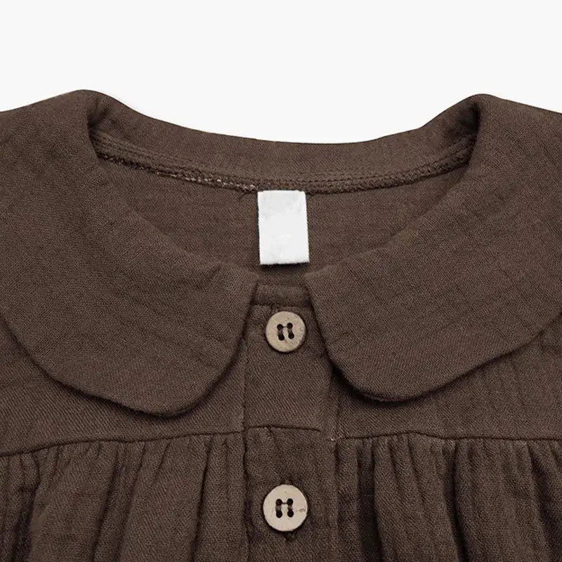 Nordic Style Button-Down Dress