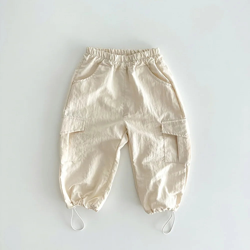 Unisex Casual Solid Cargo Pants