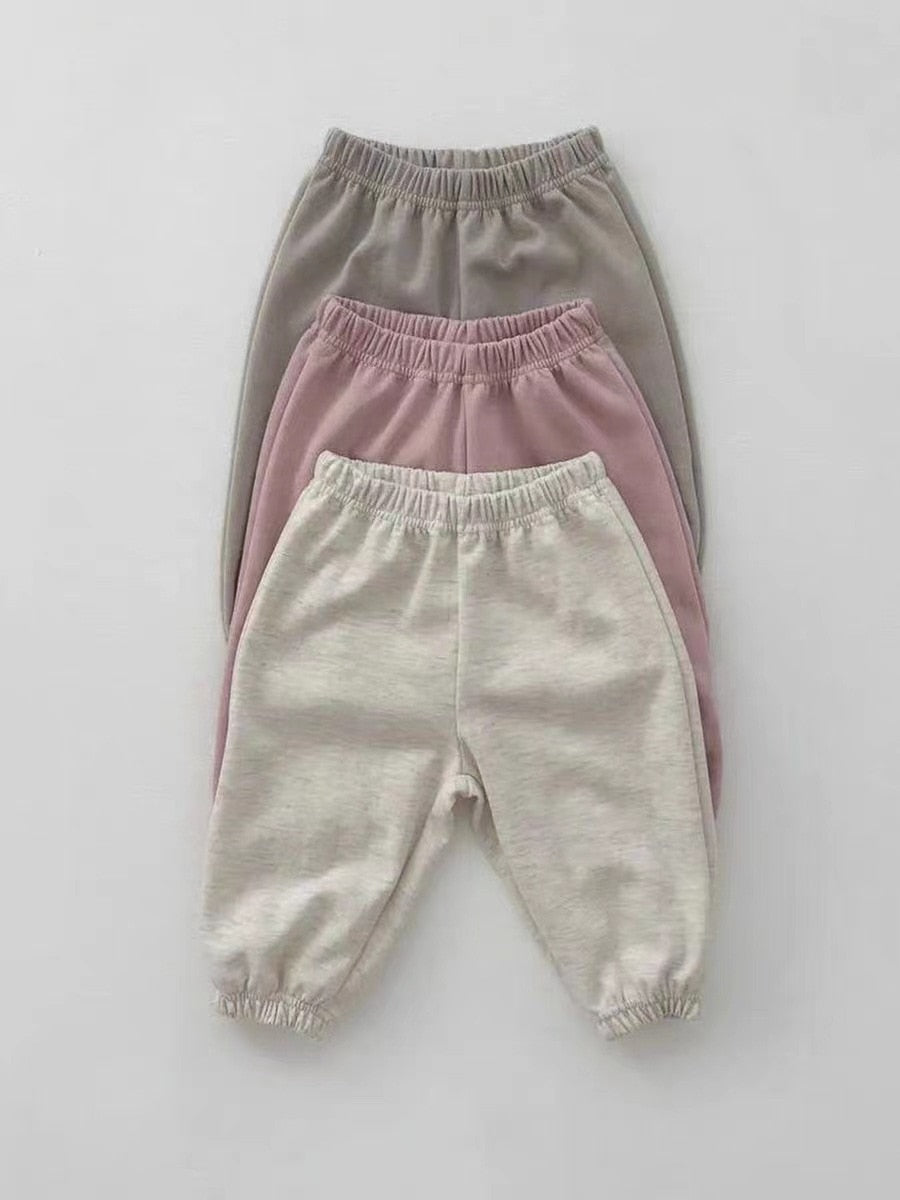 Cute Bear Long-Sleeved Jogger Set