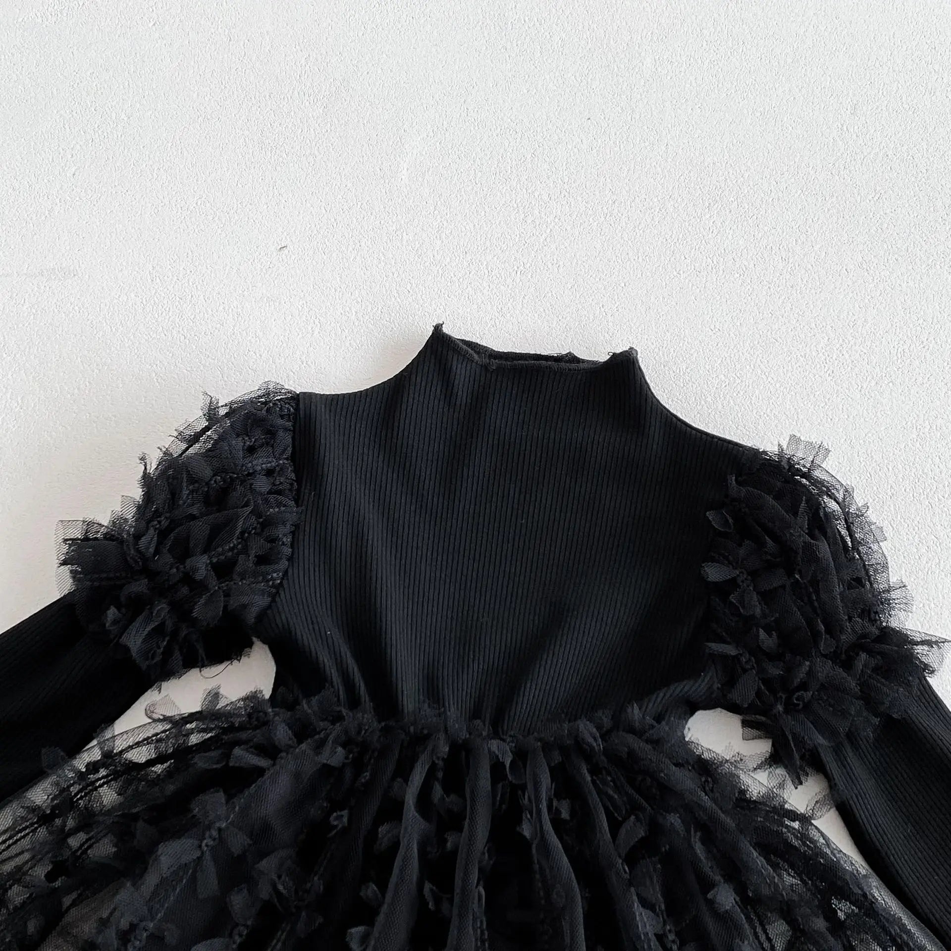 Mesh Turtleneck Onesie
