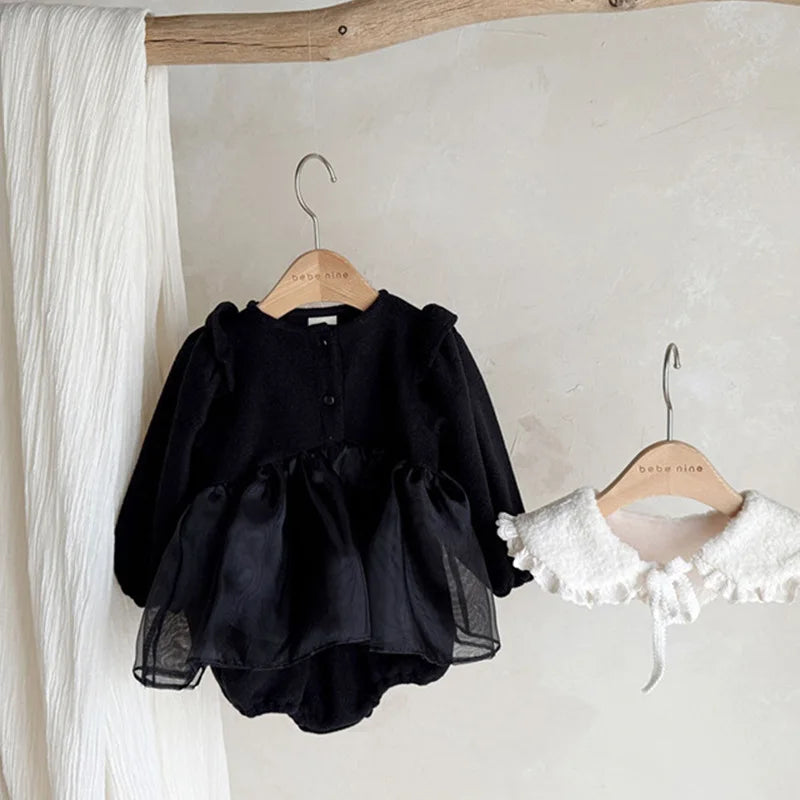 Thick Velvet Tutu Bodysuit