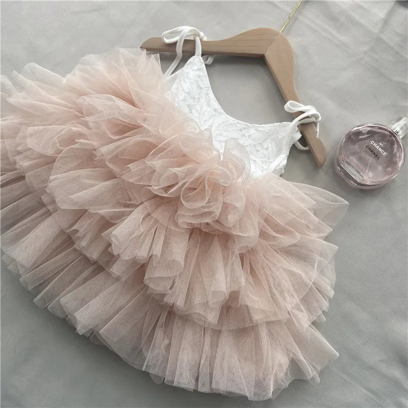 Girls Lace Tutu Dress