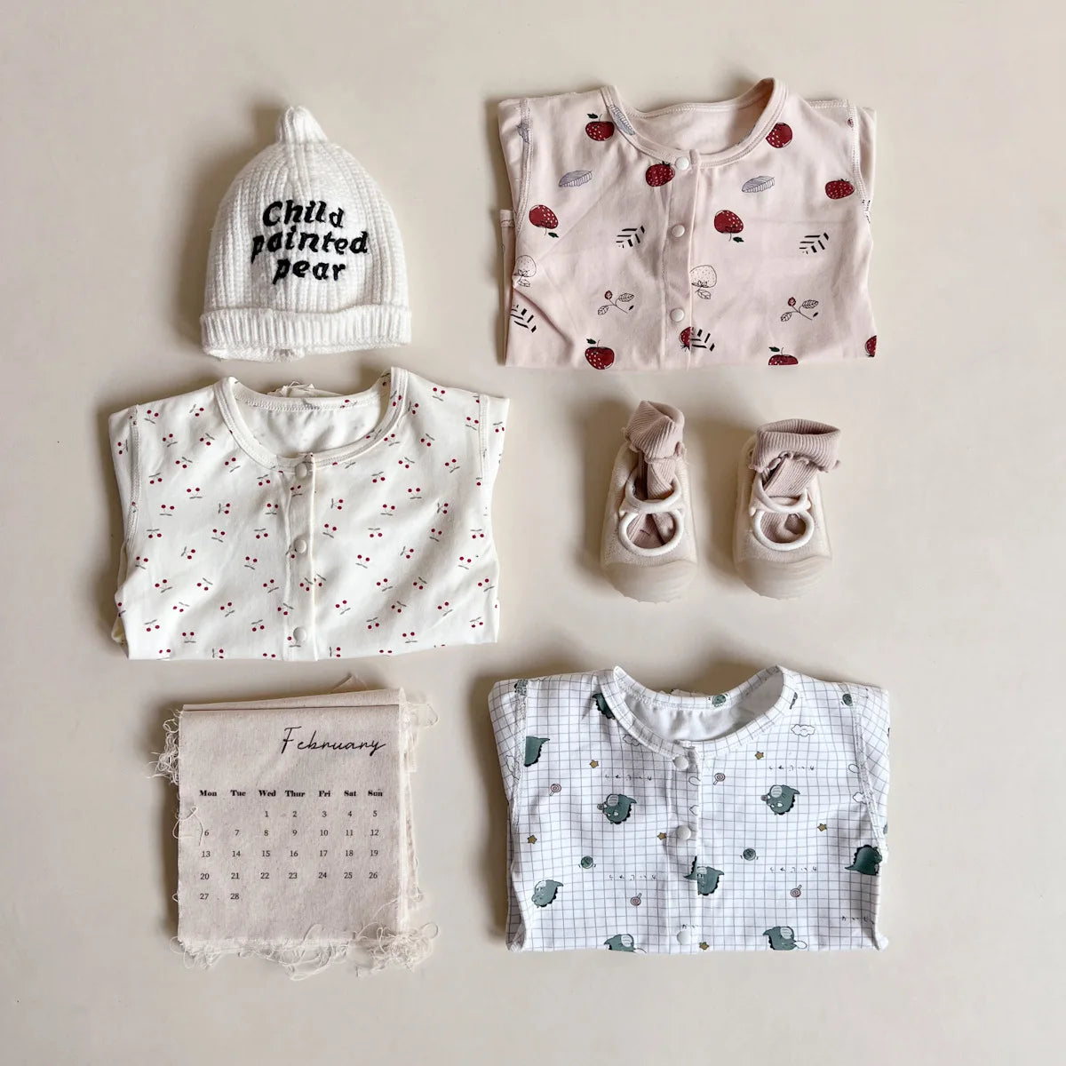 Long Sleeve Cartoon Print Onesie