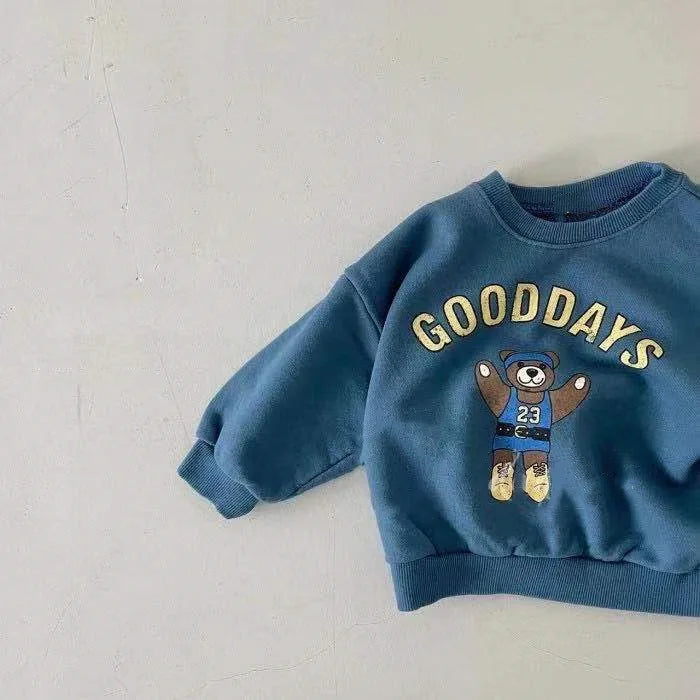 'GOOD DAYS' Bear Sweatshirt