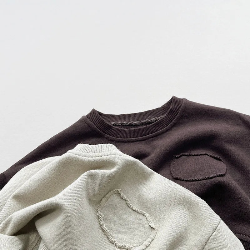 Long-Sleeved Casual Sweatshirt