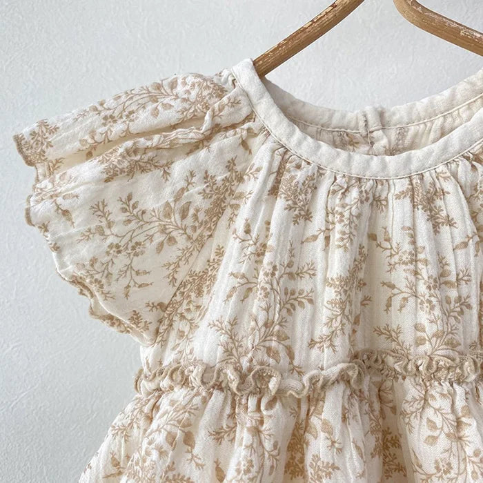 Infant Girl Floral Onesie