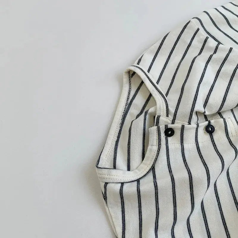 Striped Long-Sleeved Loose Tee