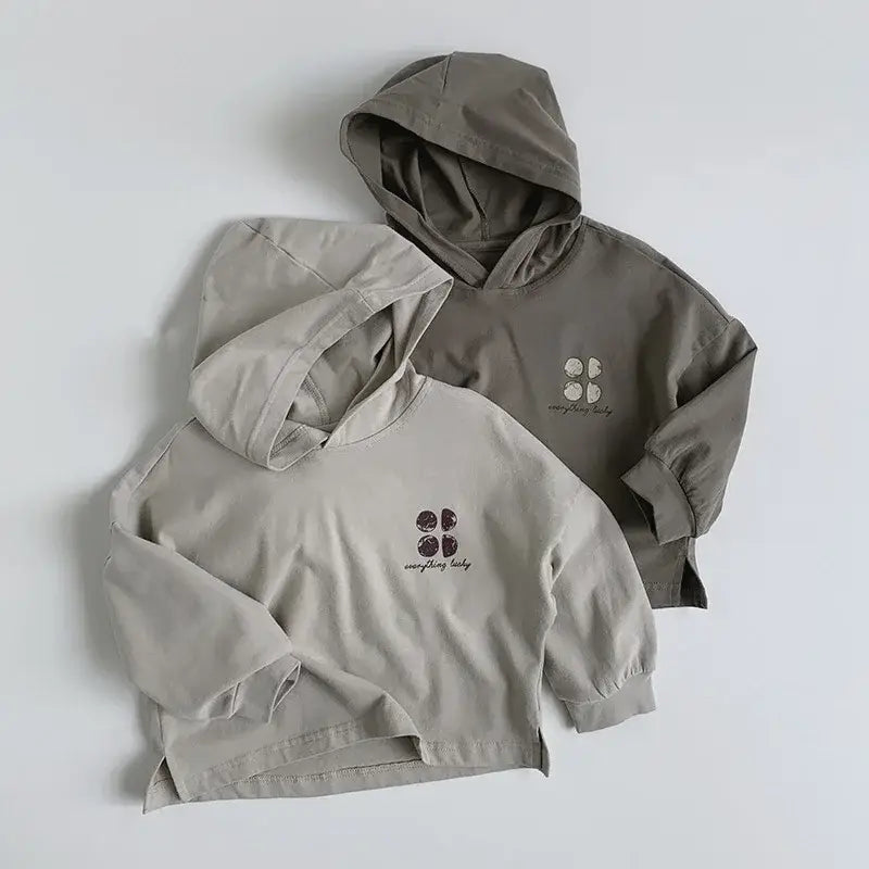 Long-Sleeved Hooded Sweatshirt