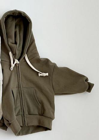 Casual Solid Hooded Jacket