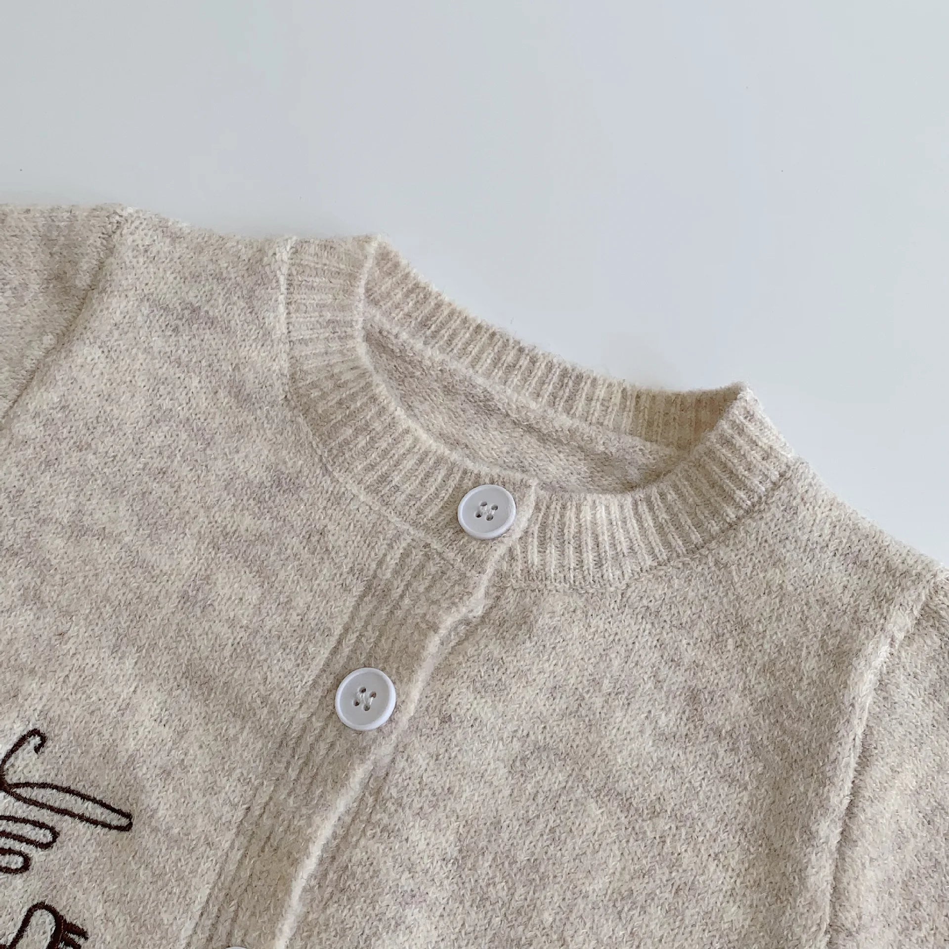 Embroidered Knit Cardigan