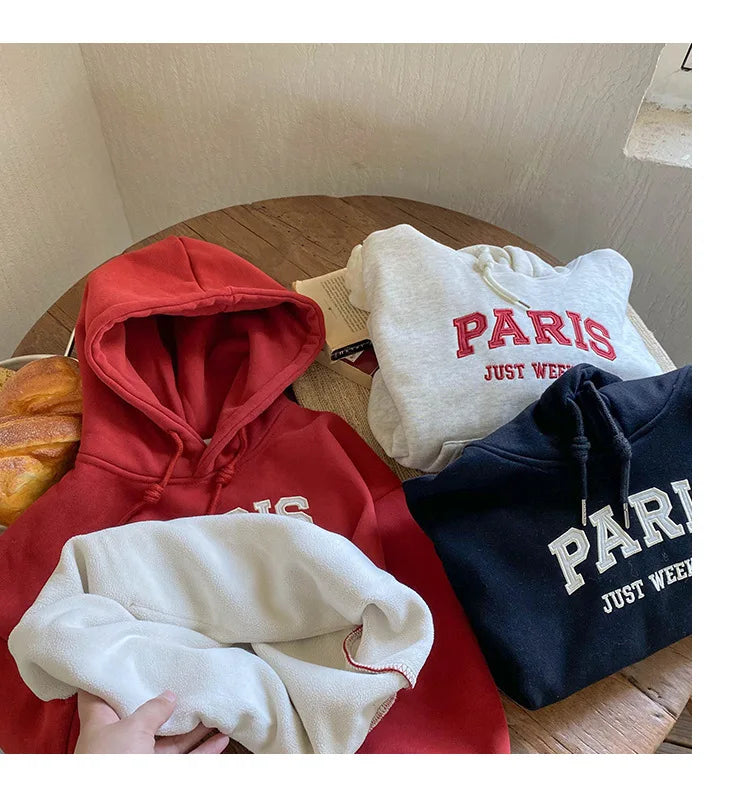 'PARIS' Hooded Sweatshirt