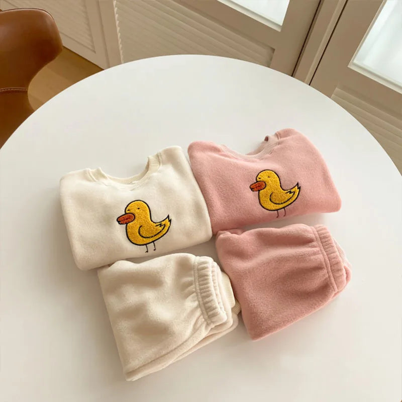 Warm Fleece Duck Set