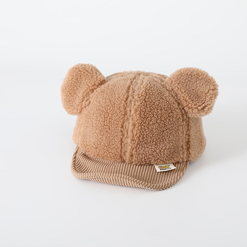 Winter Sherpa Peaked Cap