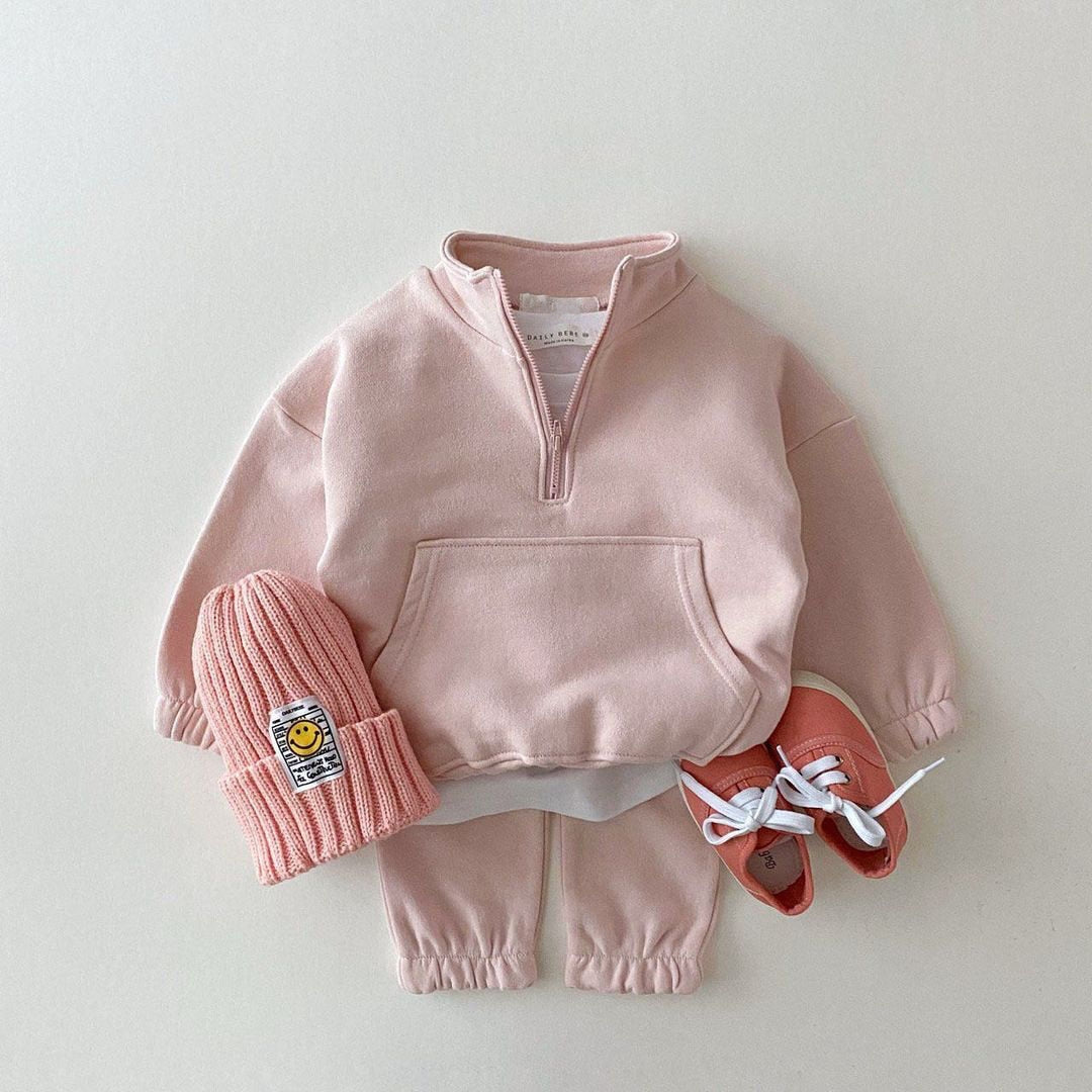 Half-Zip Toddler Jogger Set