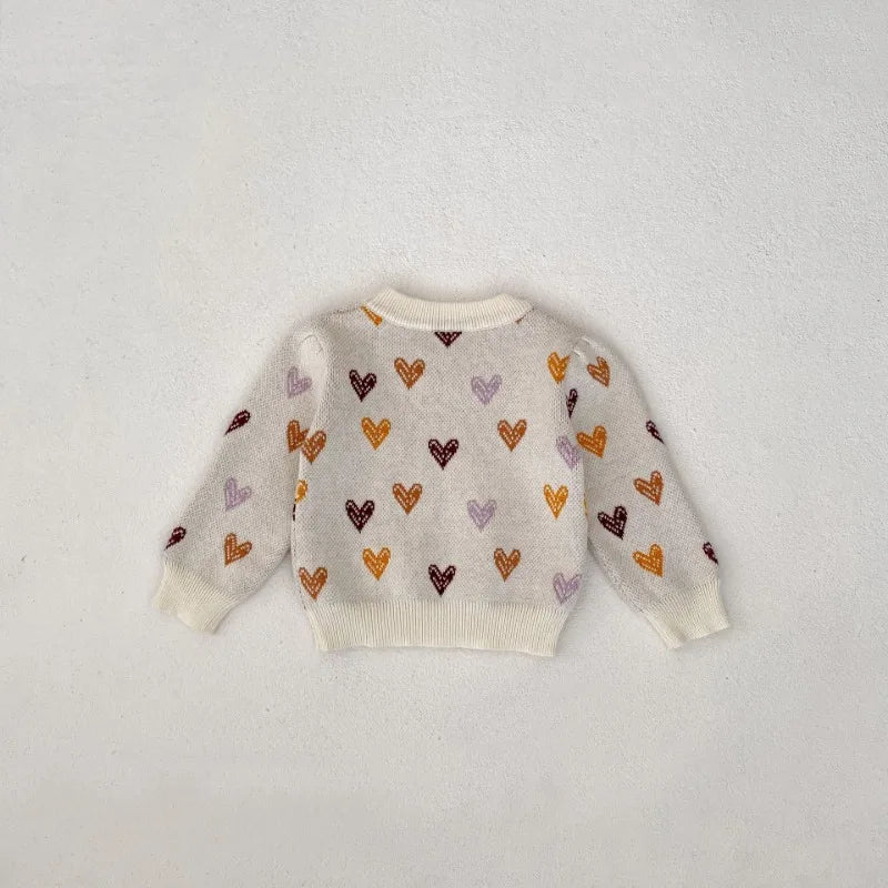 Heart Knitted Sweater
