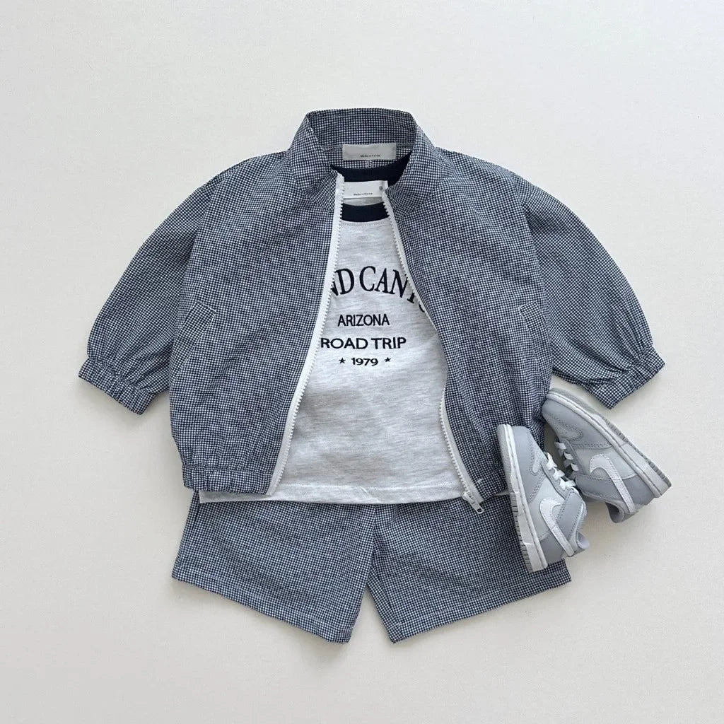Two-Piece Lightweight Shorts & Jacket Set