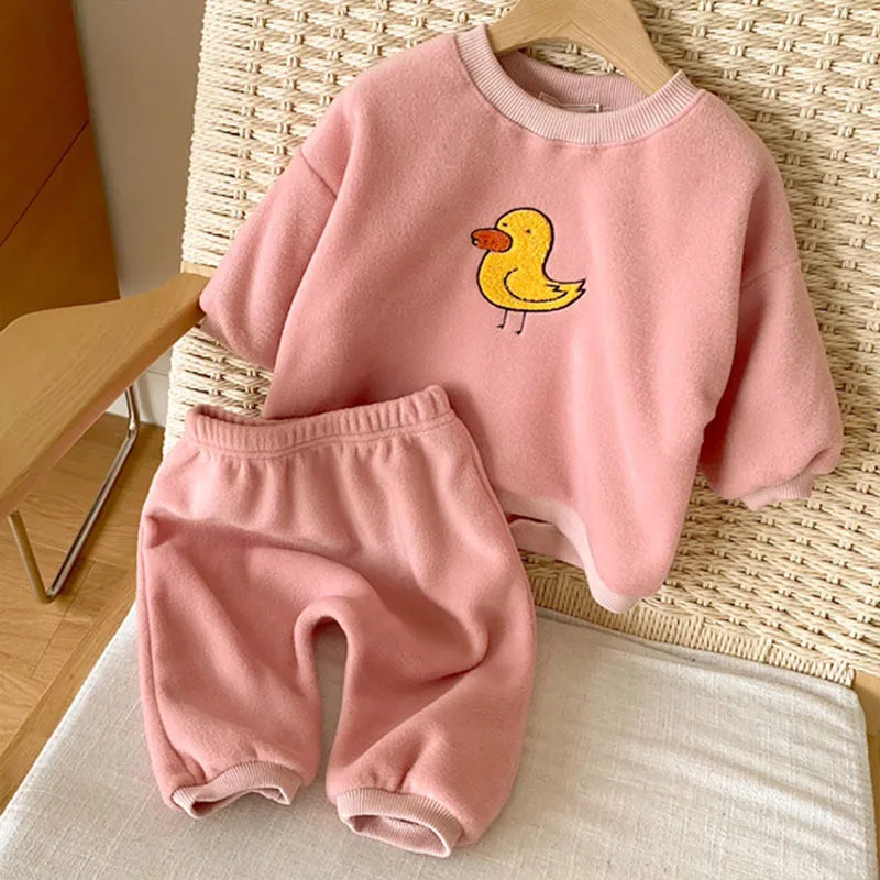 Warm Fleece Duck Set