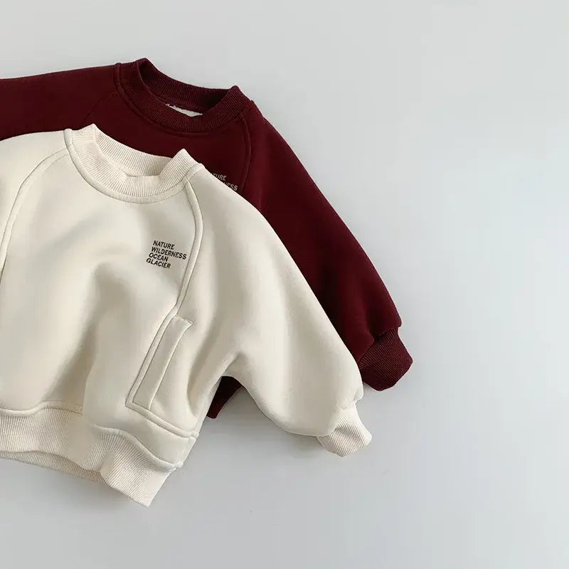 Thick Warm Unisex Fleece Sweatshirt