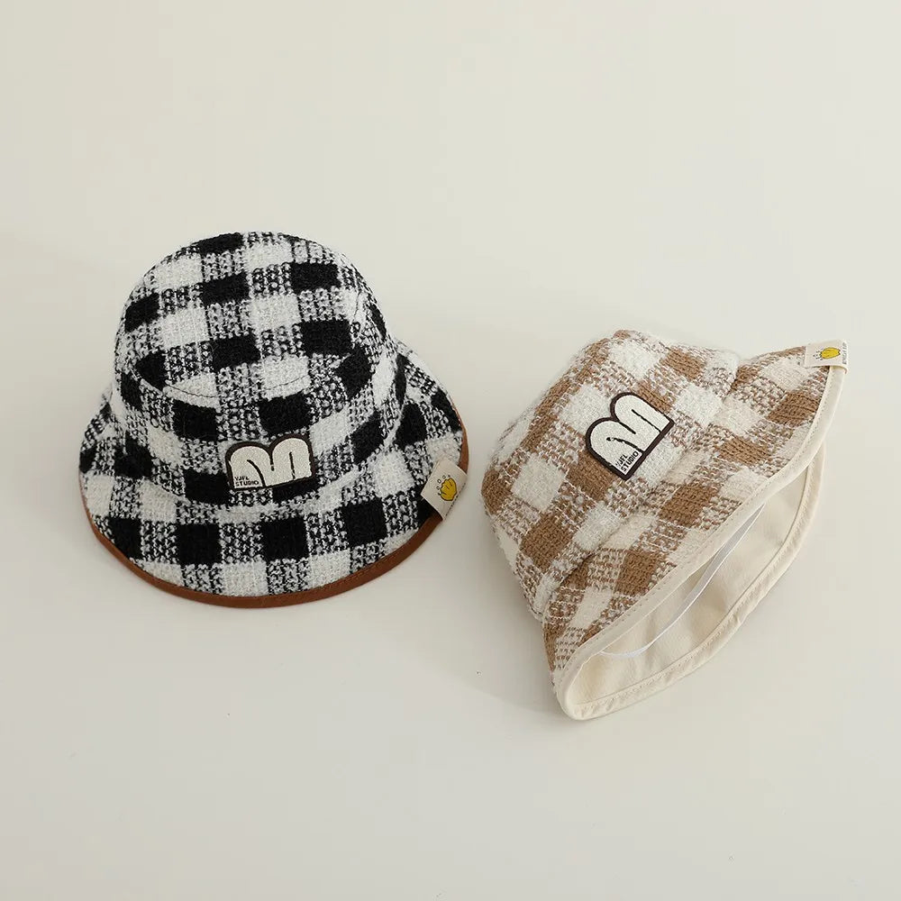 Kids Plaid Fisherman's Hat