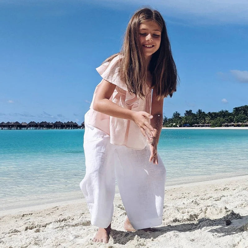 Breathable Cotton Linen 2 Piece Set