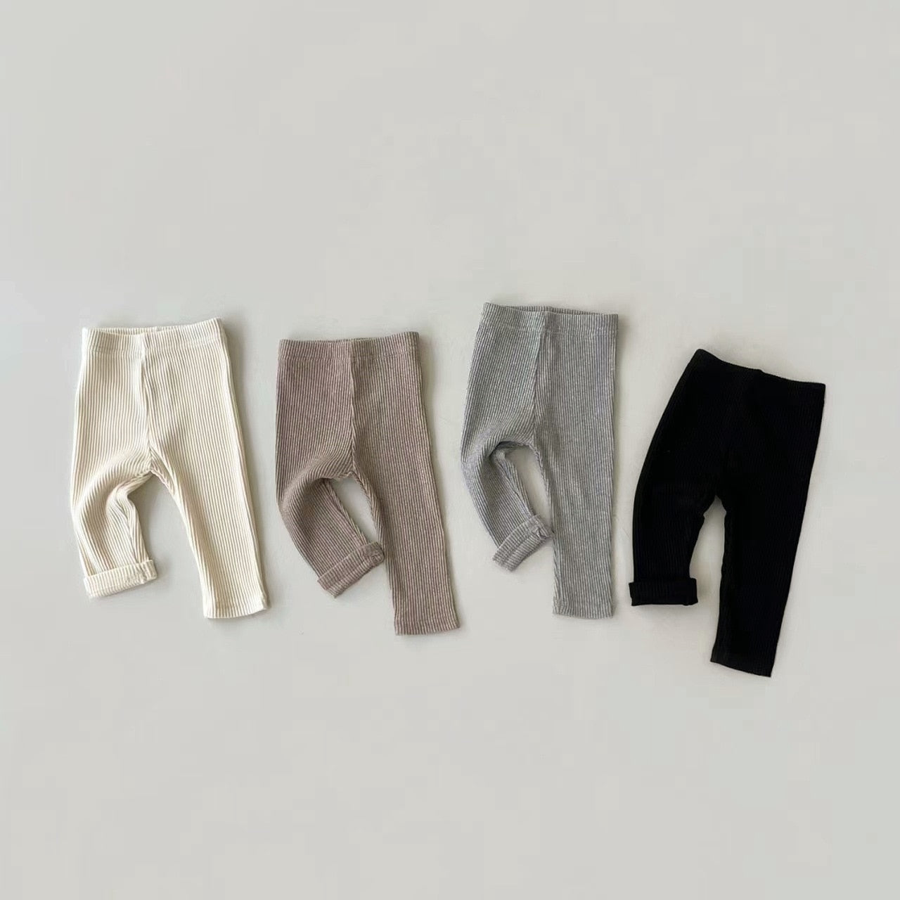 Simple Solid Stretch Leggings
