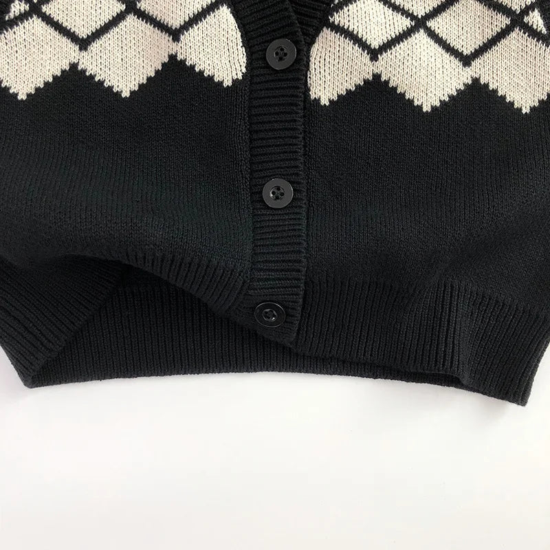 Knitted Vest Cardigan