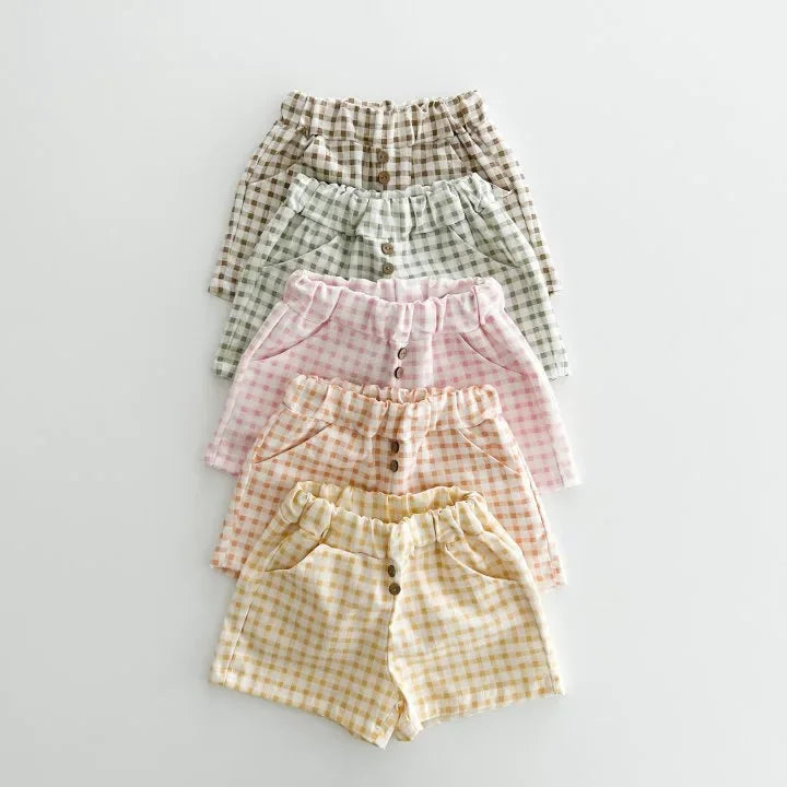 Summer Casual Plaid Shorts
