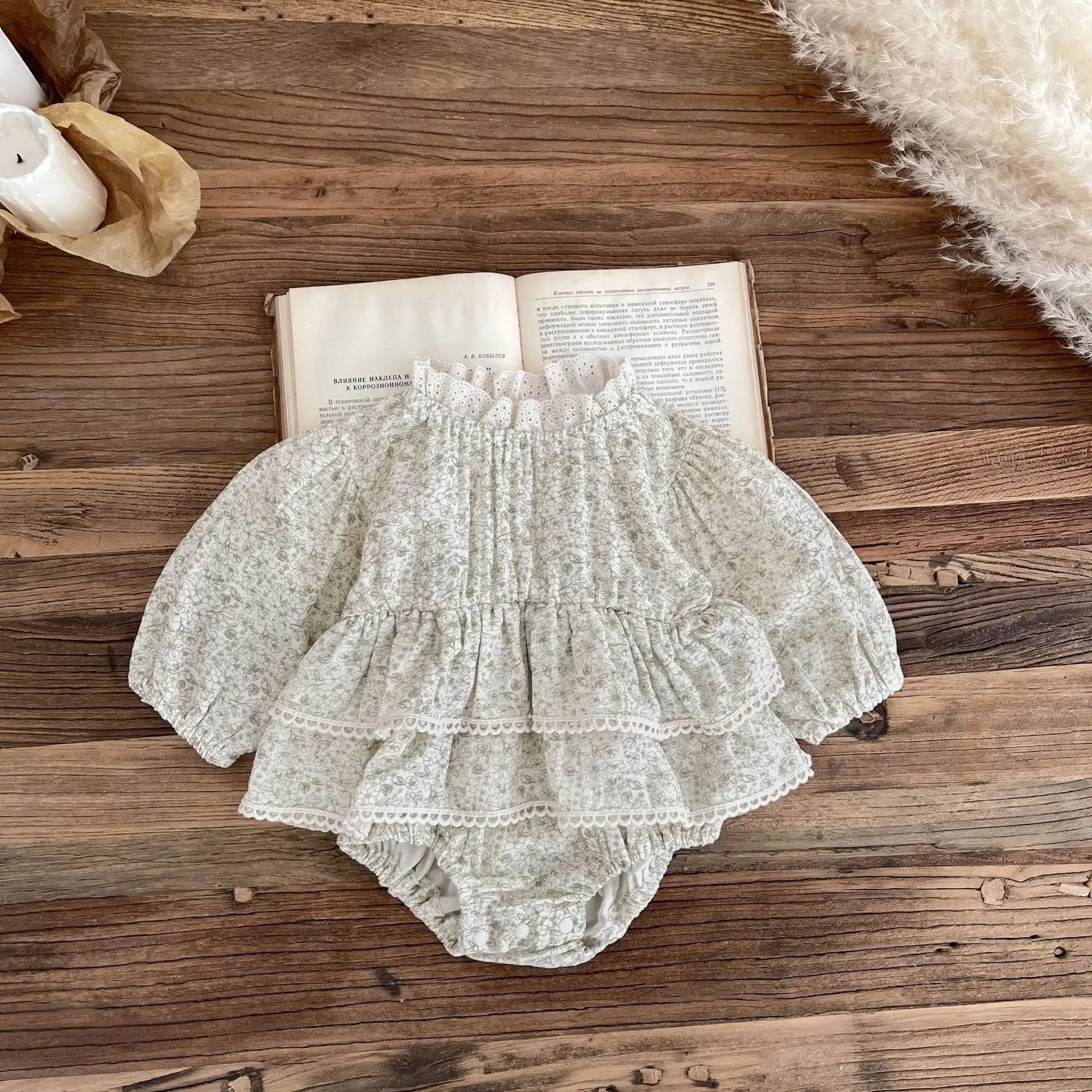 Floral Boho Infant Romper