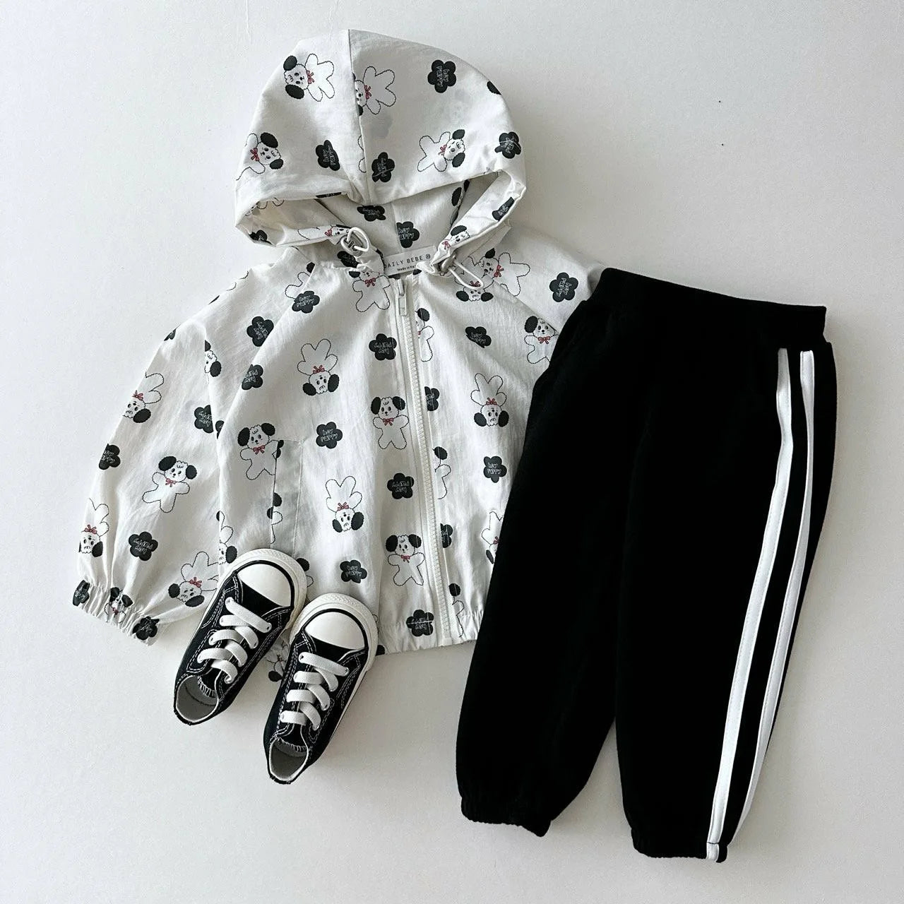 Striped Cozy Loose Sweat Pants