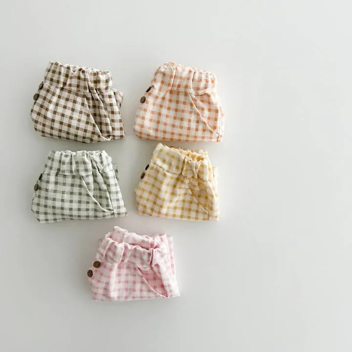 Summer Casual Plaid Shorts