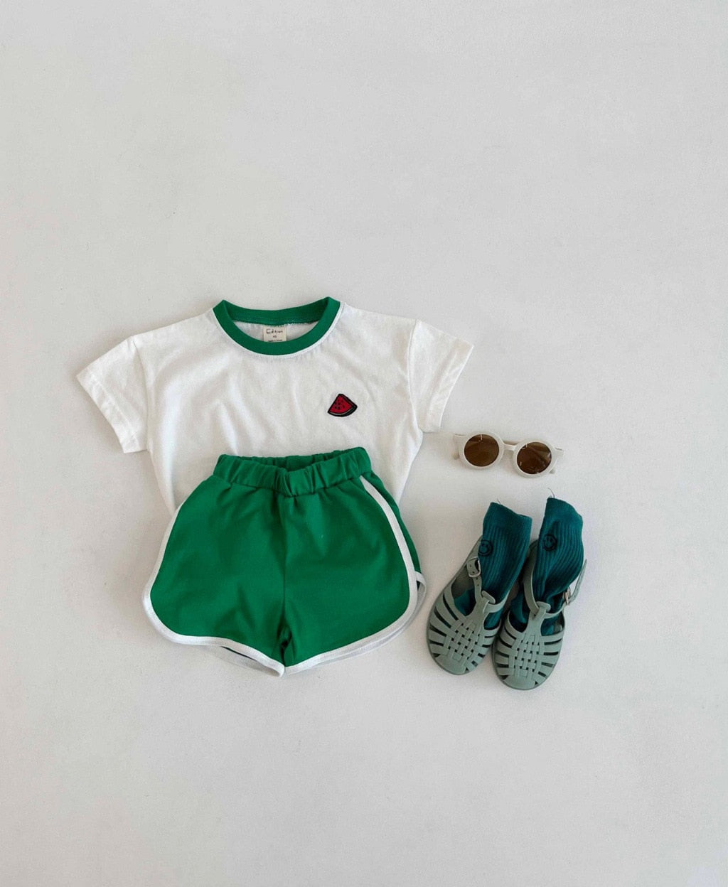 Short Sleeve Tee & Shorts Sports Set