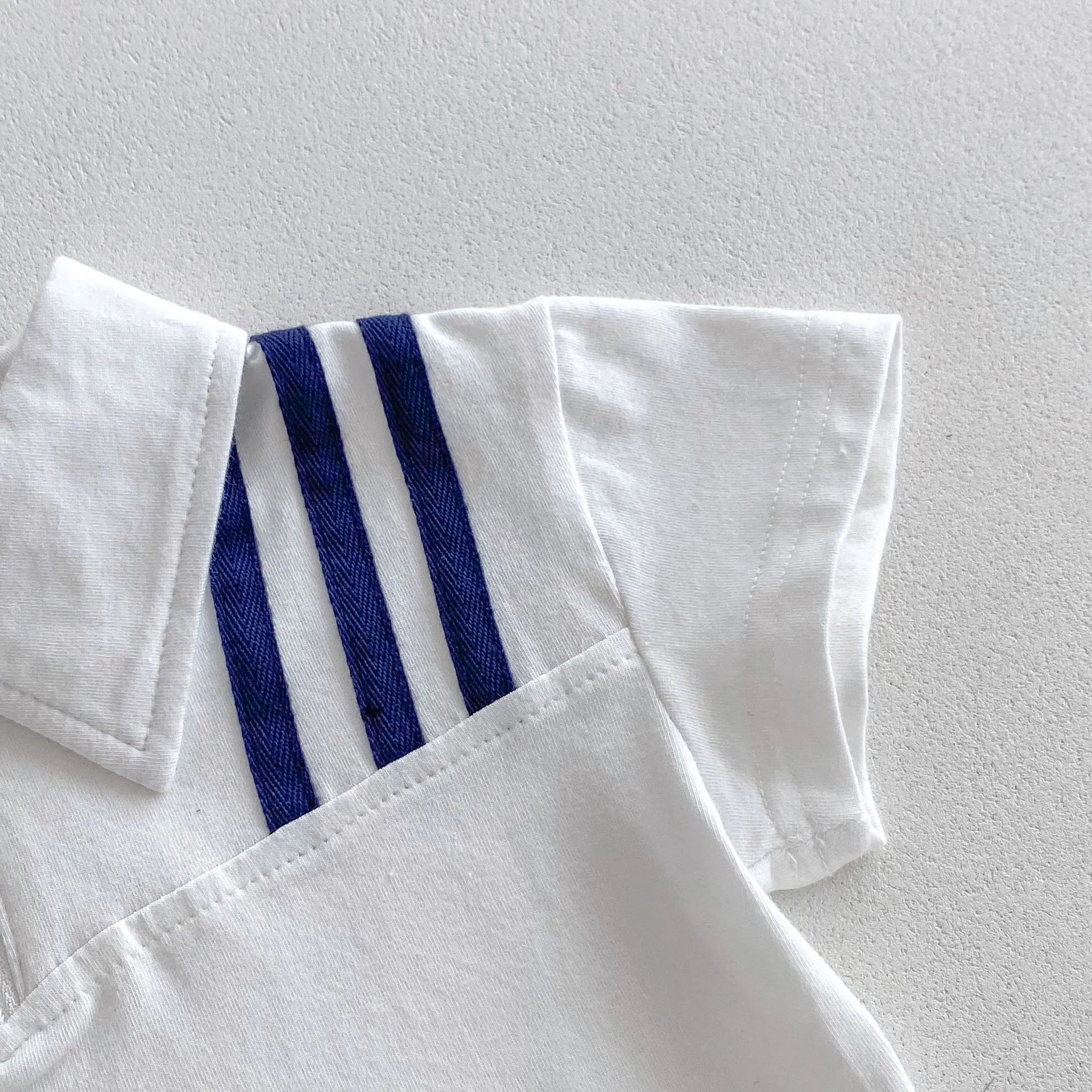 Three Stripes Tee & Shorts Set