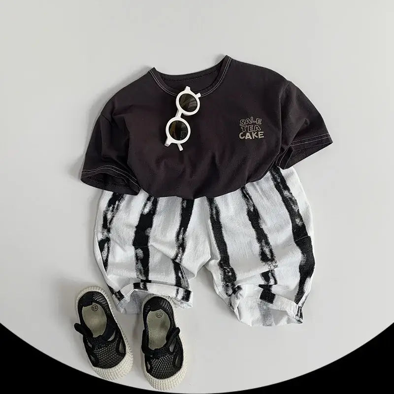 Unisex Letter Print Casual Tee