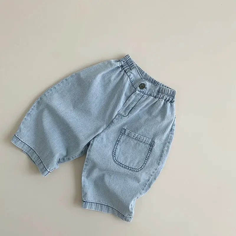 Light Wash Denim Pants