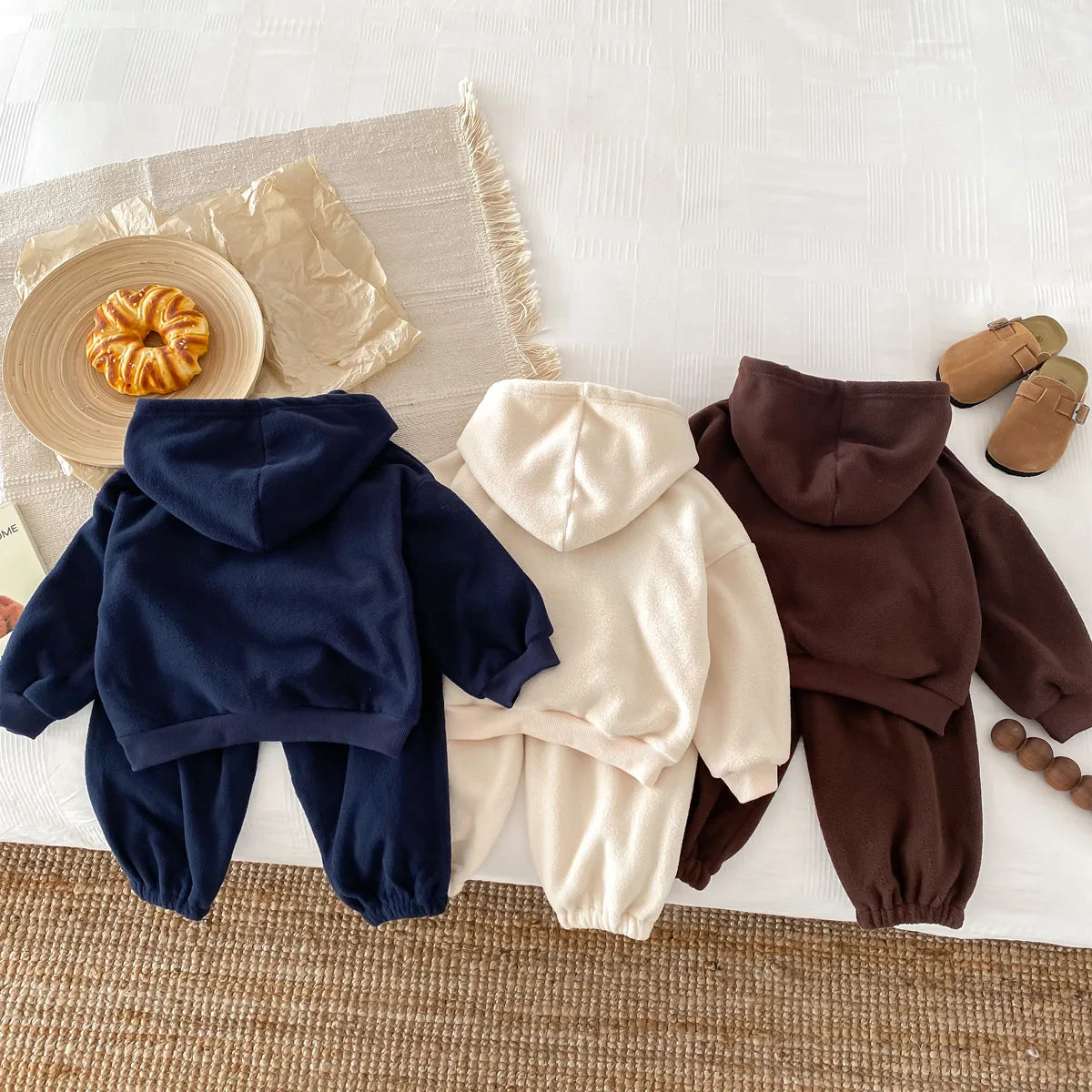 'ABC' Fleece Jogger Set