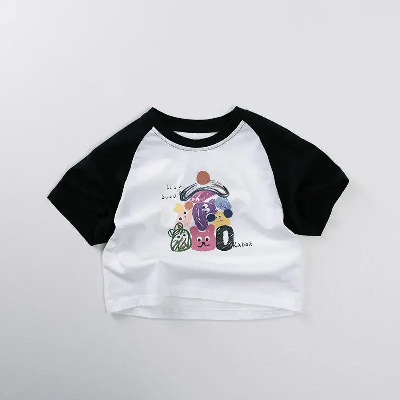 Short Sleeve Cartoon Unisex Tee