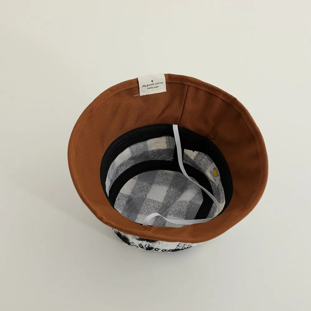 Kids Plaid Fisherman's Hat