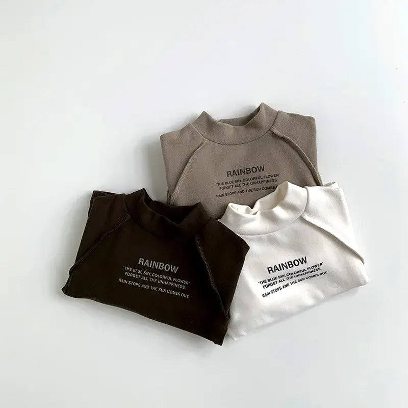 'RAINBOW' Long Sleeve Fleece Top