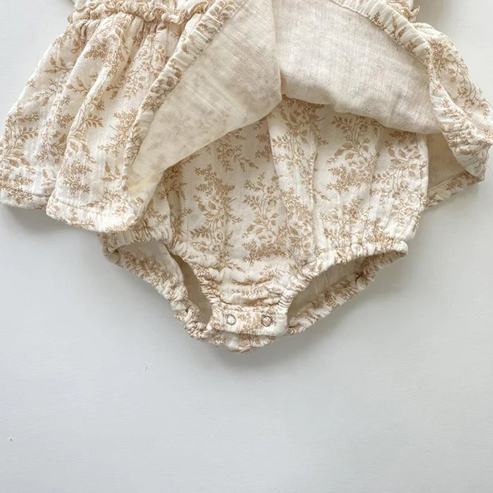Infant Girl Floral Onesie
