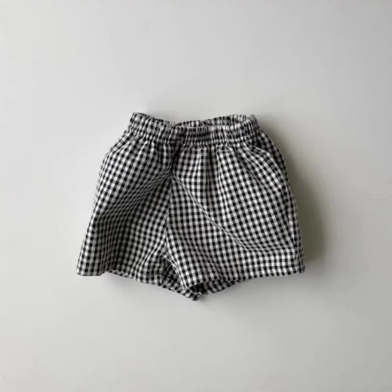 Unisex Breathable Plaid Shorts