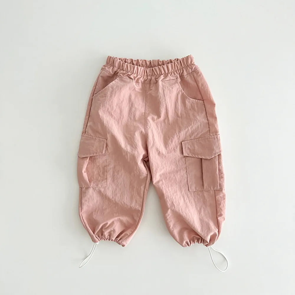 Unisex Casual Solid Cargo Pants