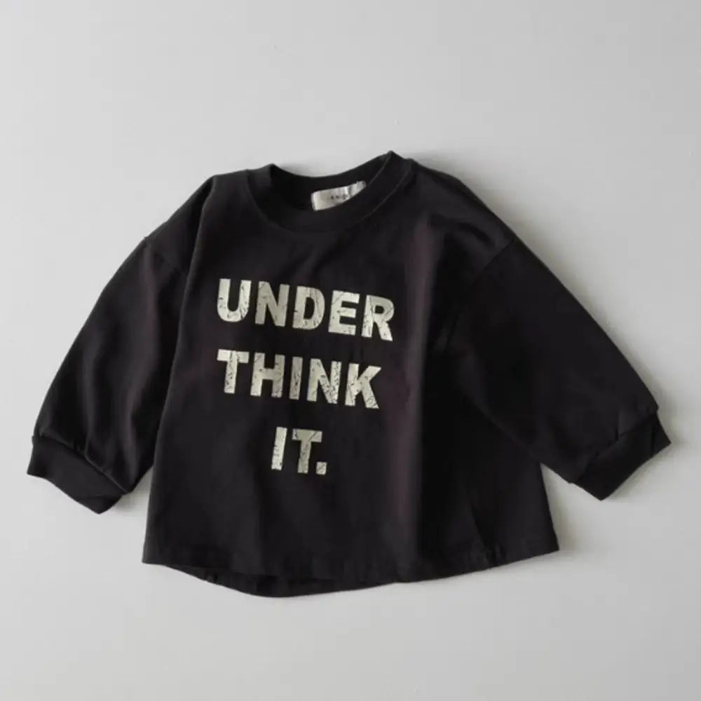 'UNDERTHINK IT' Long-Sleeve Tee