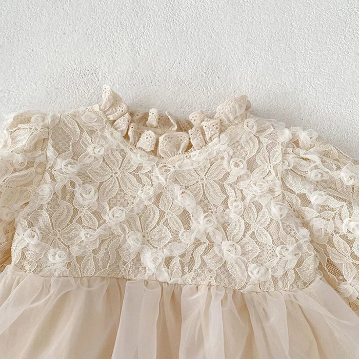 Infant Lace Tulle Romper