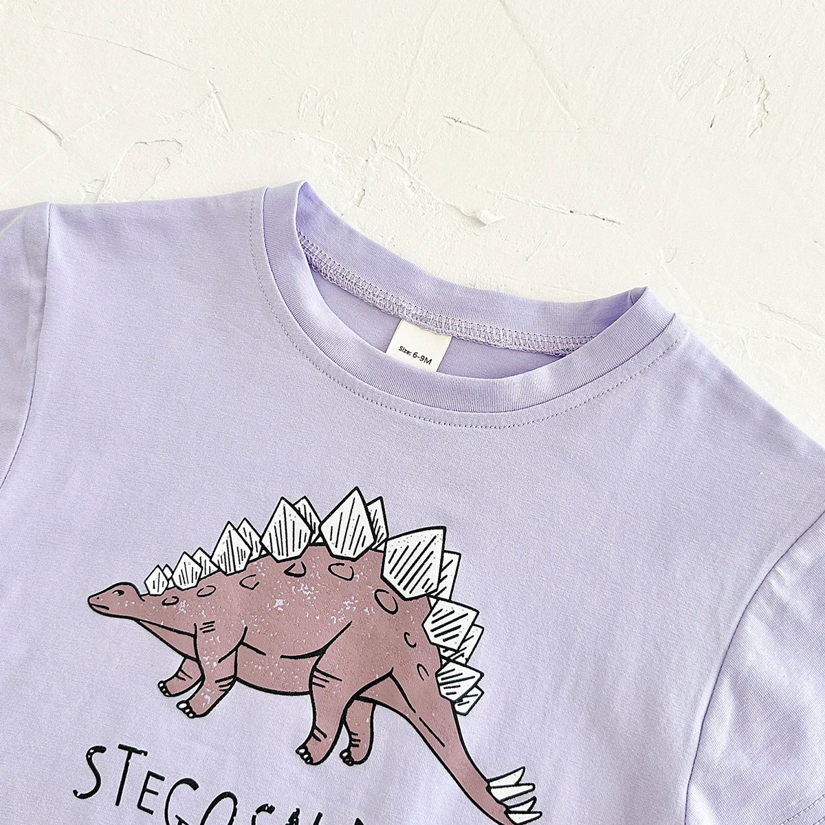 Dinosaur Print Short Sleeve Onesie