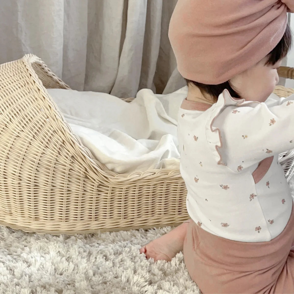 Long-Sleeved Onesie and Leggings Set