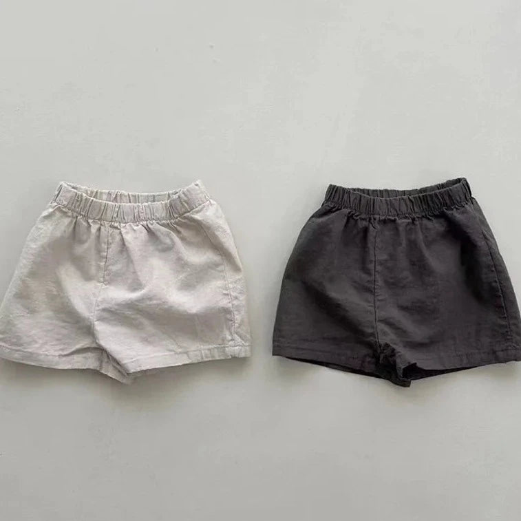 Short Sleeve Navy Collar Tops & Shorts Set