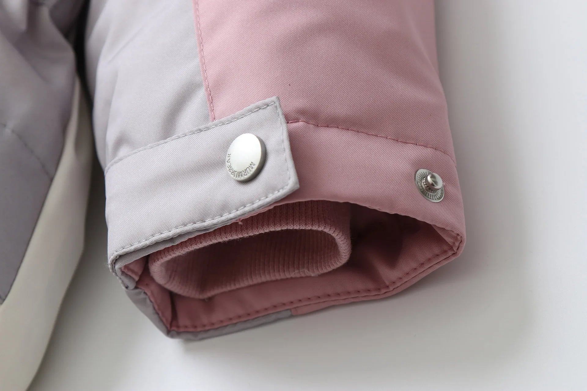 Color-Block Hooded Thick Snowsuit