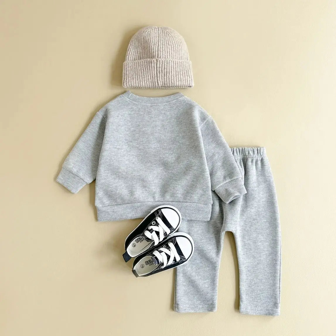 'LOVE' Long-Sleeve Sweatshirt & Pants Set